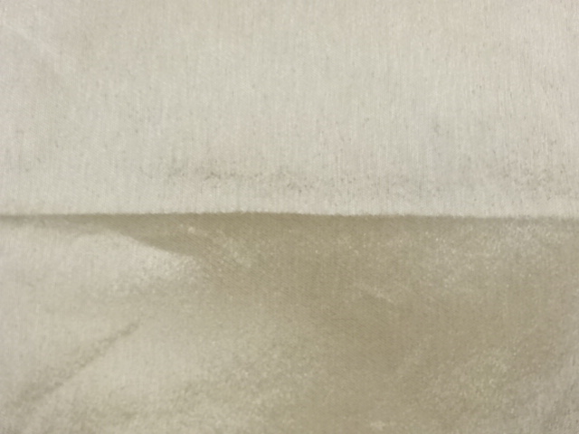  花唐草模様織出し袋帯